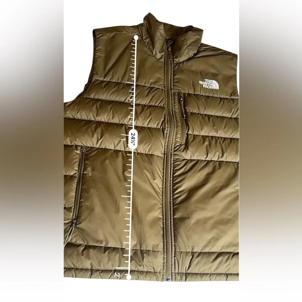 The North Face Aconcagua 2 500 Fill Goose Down Vest Military Olive Green Men’s M
